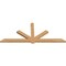 Ekena Millwork Kennewick Timber Gable Bracket, Western Red Cedar, 108"W x 45"H x 3 1/2"D x 5 1/2"F, 10/12 Pitch GBW108X45X0406KEN00SWR - alternate 4